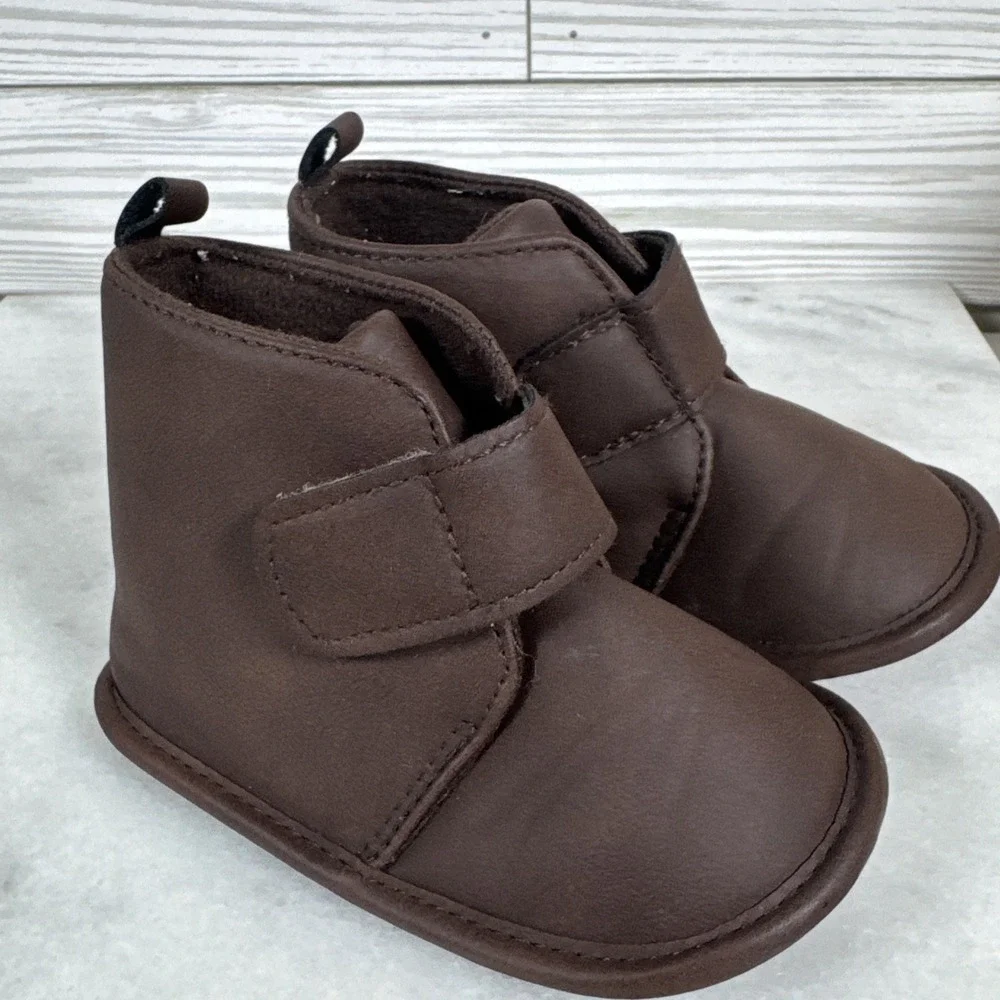 Carter's Baby Suede Slippers - Brown 9-12M